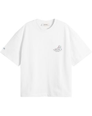 About Blank End. X Dominoes T-Shirt - White