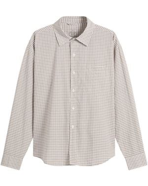 mfpen Experienced Check Executive Shirt - White