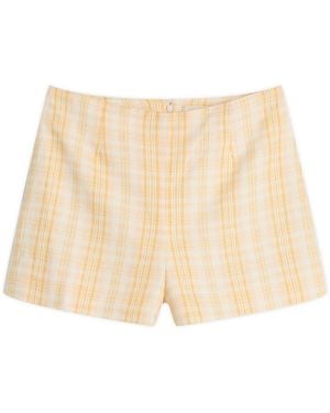 Faithfull the Brand Lila Mini Shorts - Natural