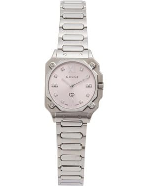 Gucci G-Flat 24Mm Watch - Metallic