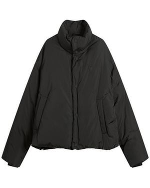 Ami Paris Technical Taffetas Adc Down Jacket - Black