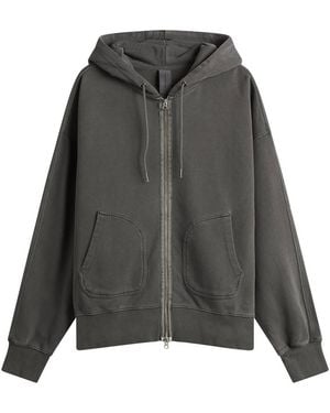 FRIZMWORKS Og Pigment Dyed Zip Hoodie - Grey