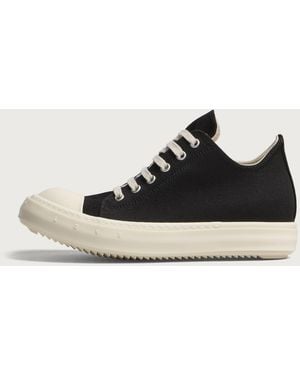 Rick Owens Denim Sneaks - Black