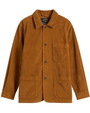 Portuguese Flannel Labura Corduroy Chore Jacket - Brown