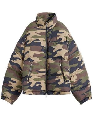 Cole Buxton End. X Hooded Cropped Insulated Puffer - Grey