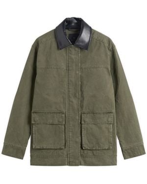 Anine Bing Sean Wax Jacket - Green