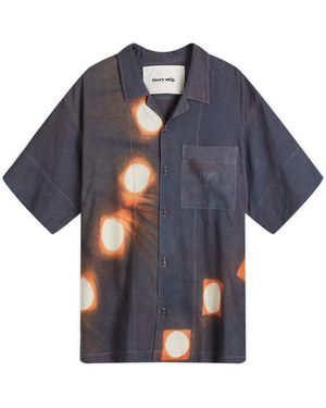 STORY mfg. Hand-Dyed Organic Cotton Vacation Shirt - Blue