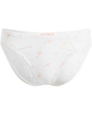 Fruity Booty Rosette Brief - White