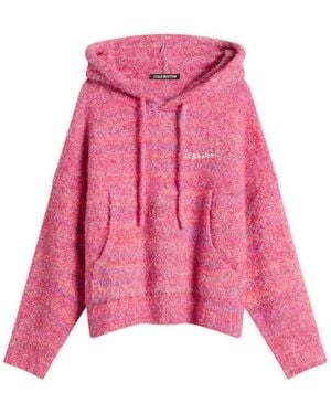 Cole Buxton Boucle Hoodie - Pink