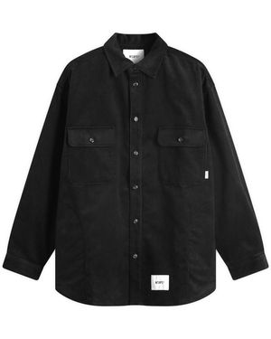 WTAPS 14 Corduroy Overshirt - Black