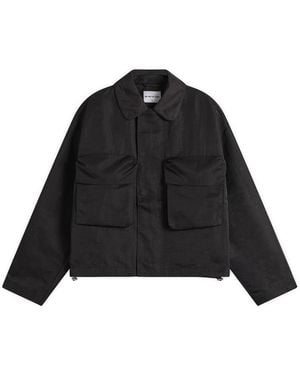 MKI Miyuki-Zoku Silky Nylon Pilot Jacket - Black