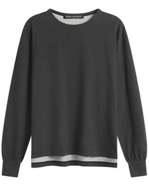Our Legacy Fallen Angel Print Long Sleeve T-Shirt - Grey