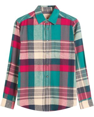 Portuguese Flannel Tintor Flannel Check Shirt - Multicolour