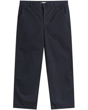 Norse Projects Kvitfjell Relaxed Cotton Twill Trousers - Blue