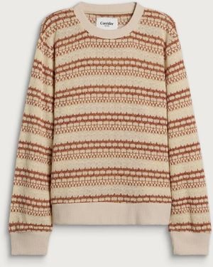 Corridor NYC Pointelle Crewneck - Natural