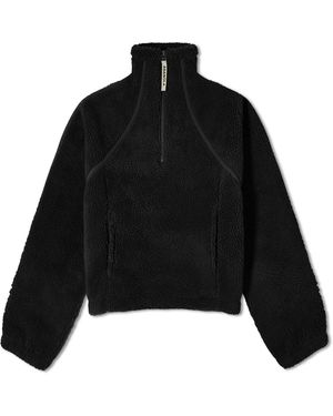 ADANOLA Quarter Zip Fleece - Black