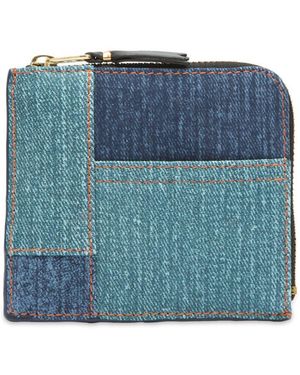 Comme des Garçons Wallet Sa3100Dp Denim Pocket Wallet - Blue