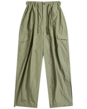 FRIZMWORKS Nylon Cargo Balloon Trousers - Green