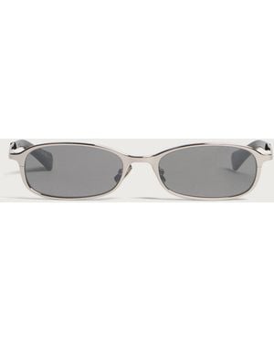 Saint Laurent Saint Laurent 934 Mia Sl Logo Sunglasses - Grey
