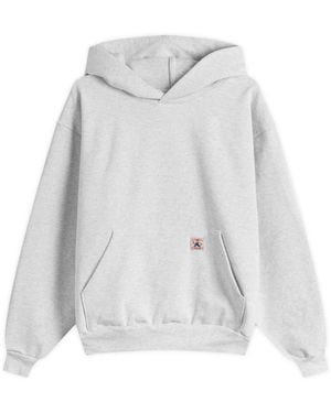 Randy's Garments Heavyweight Logo Hoodie - Gray