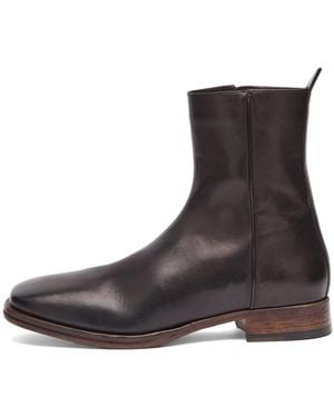 Acne Studios Bebe Leather Boot - Brown