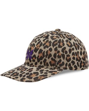Needles Jacquard Baseball Cap - Brown