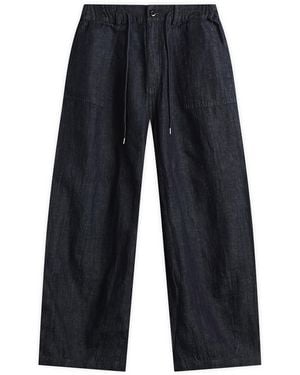 FRIZMWORKS Denim Balloon Trousers - Blue