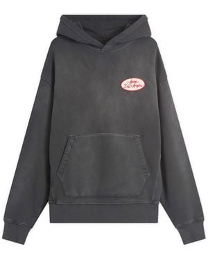 Amiri Station Patch Oversized Hoodie - Grey