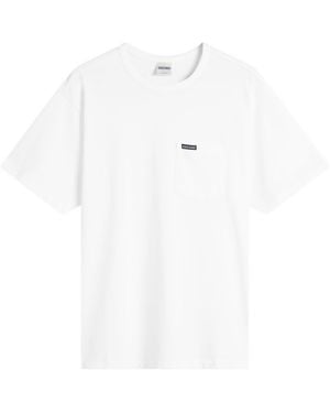 Dubbleware Pocket Label T-Shirt - White