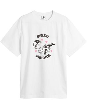 Pawa Speed Sports Friends T-Shirt - White