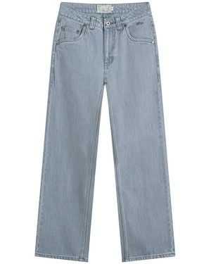 Dime Relaxed Denim Pants - Blue