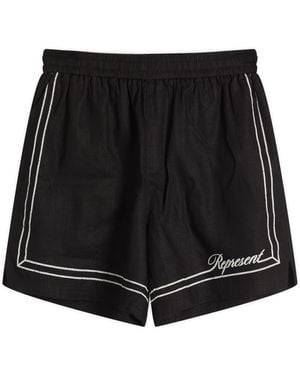 Represent Border Vacation Short - Black