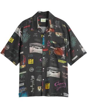 Aries Motel Luxe Hawaiian Shirt - Black