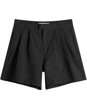 About Blank Textured Shorts - Black