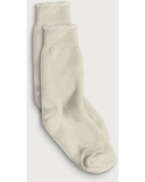 RoToTo Double Face Sock - White