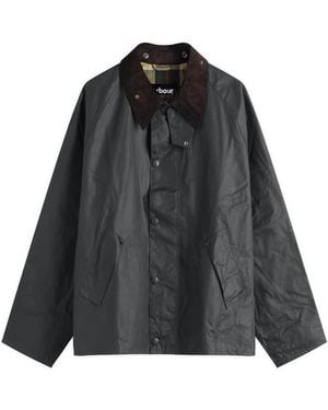Barbour Transport Wax Jacket - Black