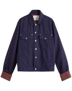 JW Anderson Turn Up Cuff Jacket - Blue