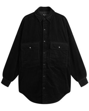 Merely Made Corduroy Overshirt - Black