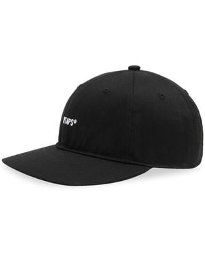 WTAPS 02 Embroidered Logo 6 Panel Cap - Black