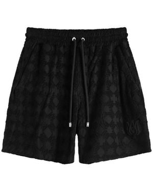 Amiri Ma Quad Toweling Shorts - Black