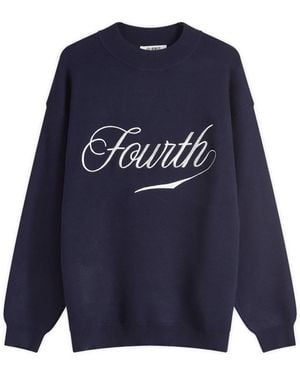 4th & Reckless Avery Logo Jumper - Blue