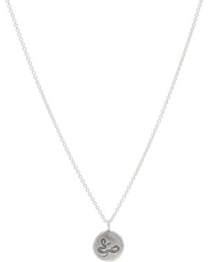 Frederick Grove Snake Pendant Necklace - Metallic