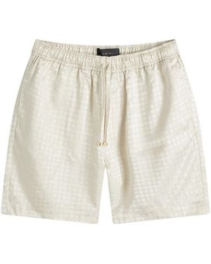 Amiri Ma Quad Jacquard Shorts - Natural