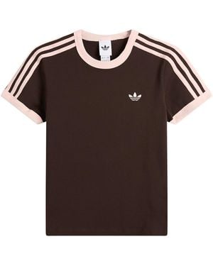 adidas 3S T-Shirt - Brown