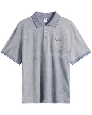 POLAR SKATE Pique Surf Polo Shirt - Grey