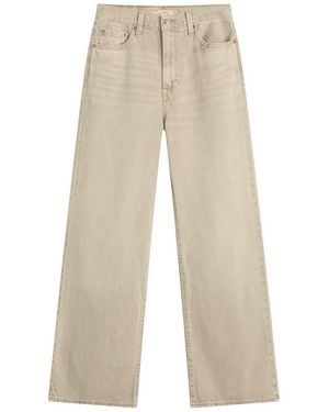 Levi's Ribcage Wide Leg H223 Jeans - Natural
