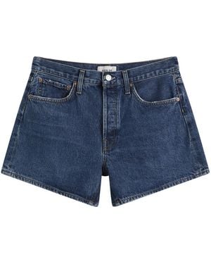 Agolde Parker Long Shorts - Blue