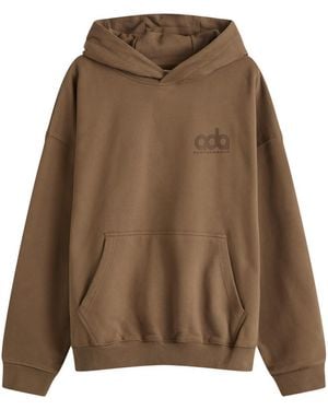 ADANOLA Performance Oversized Hoodie - Brown