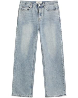 DUNST 90S Wide Leg Jeans - Blue