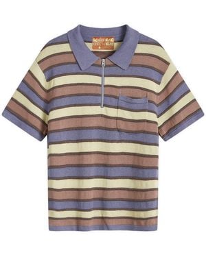 Brain Dead Lifted Stripe Rugby in Blue for Men | Lyst UK